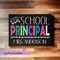 School Principal Name Painted Canvas Sign For Office product 1